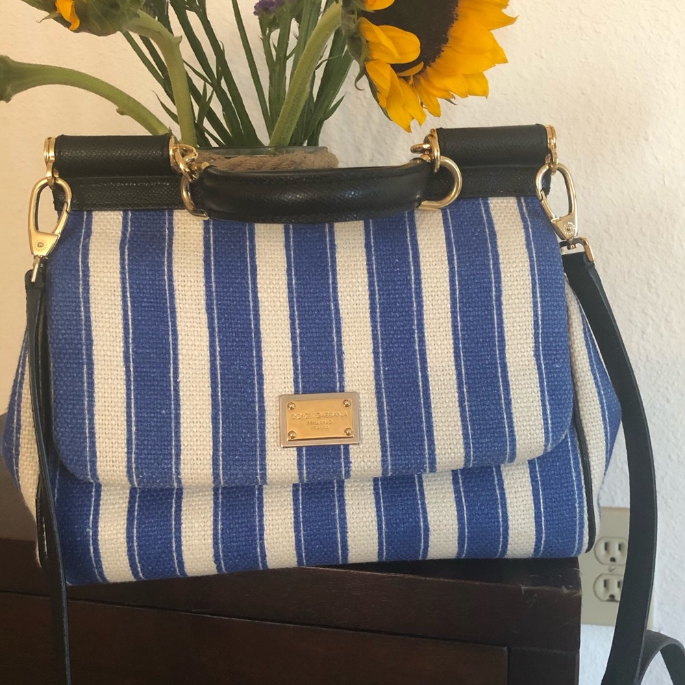 Authentic DOLCE GABBANA Sicily Medium Satchel